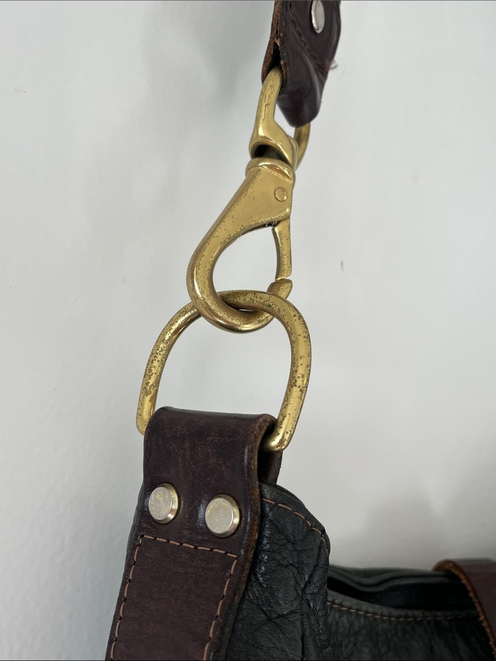 Coronado Leather Black Brown Concealed Carry Crossbody Shoulder Bag CCW Purse - Picture 5 of 14